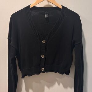 F21 Cropped cardigan Sz M